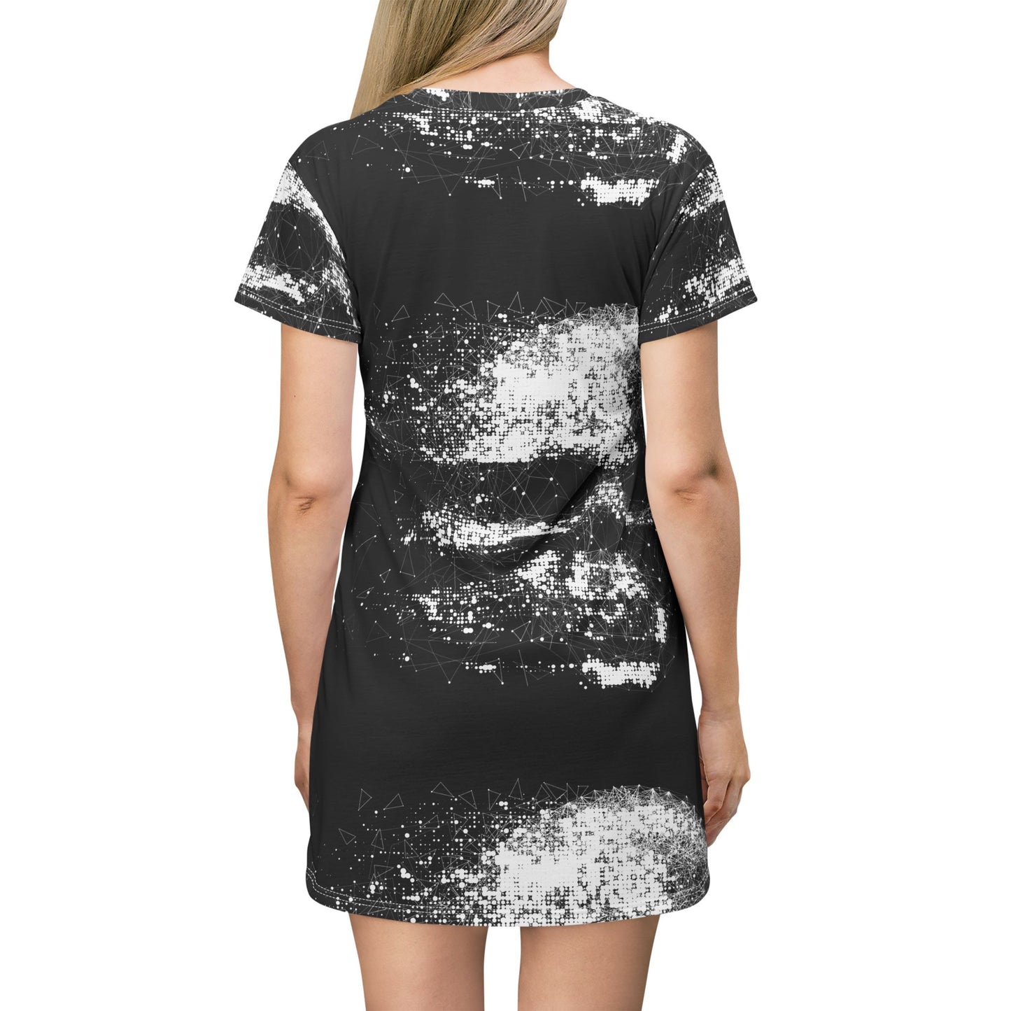 Cinco de Mayo Skull T‑Shirt Dress – Grunge Día de Muertos Graphic AOP