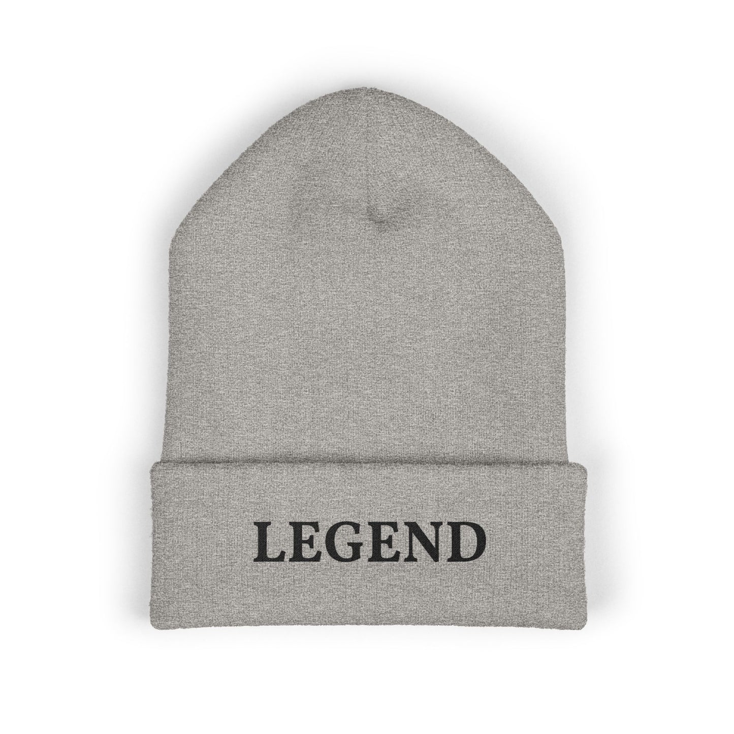 LEGEND embroidered cuffed beanie | Embroidery knit hat