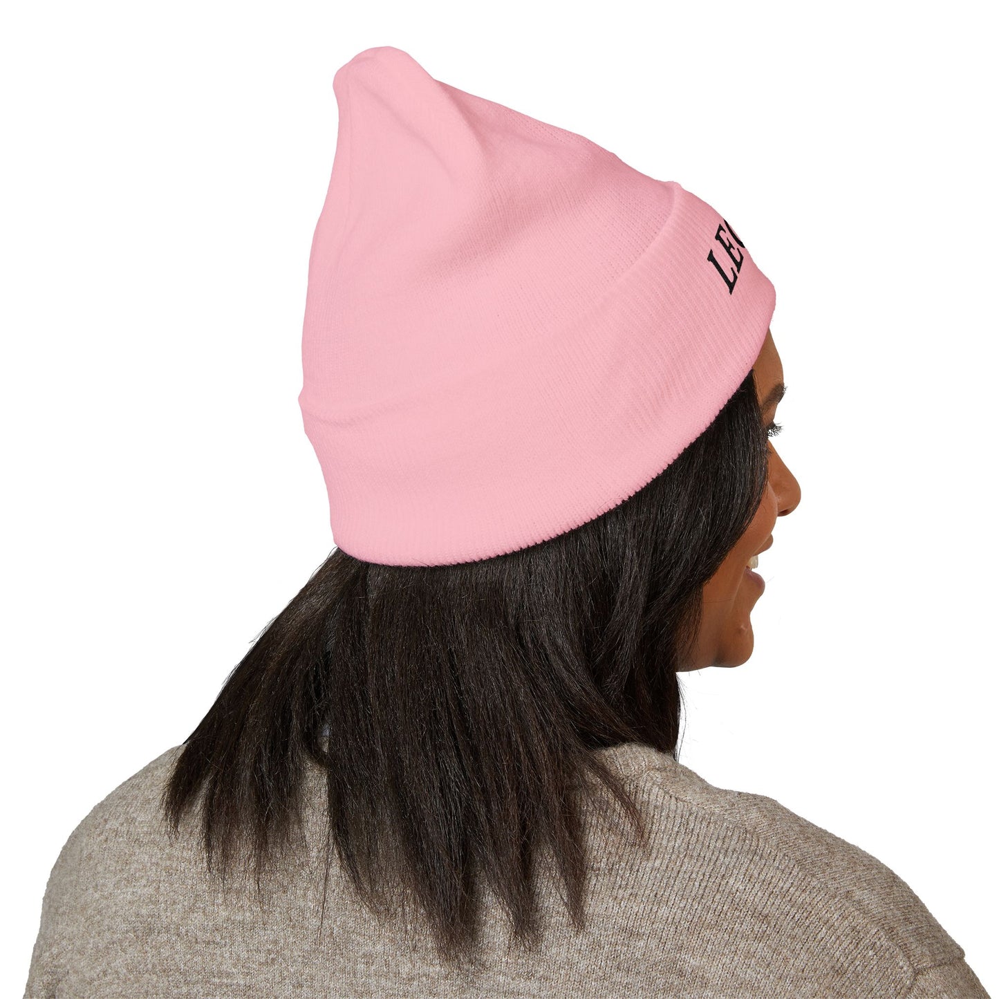LEGEND embroidered cuffed beanie | Embroidery knit hat