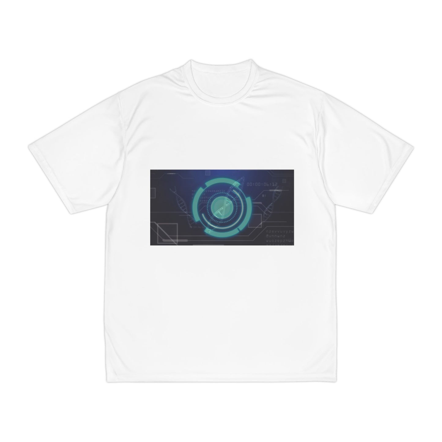 Futuristic Tech HUD Performance T-Shirt