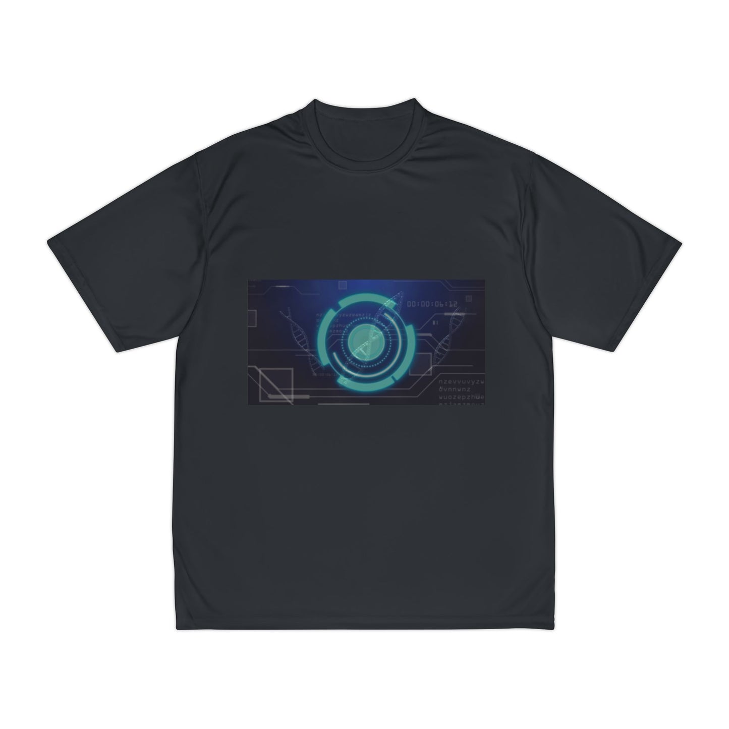 Futuristic Tech HUD Performance T-Shirt