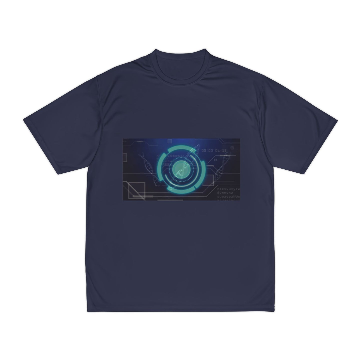 Futuristic Tech HUD Performance T-Shirt