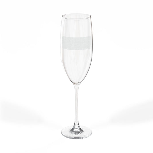 Engravable 8 oz Champagne Flute — Personalized Celebration Glass