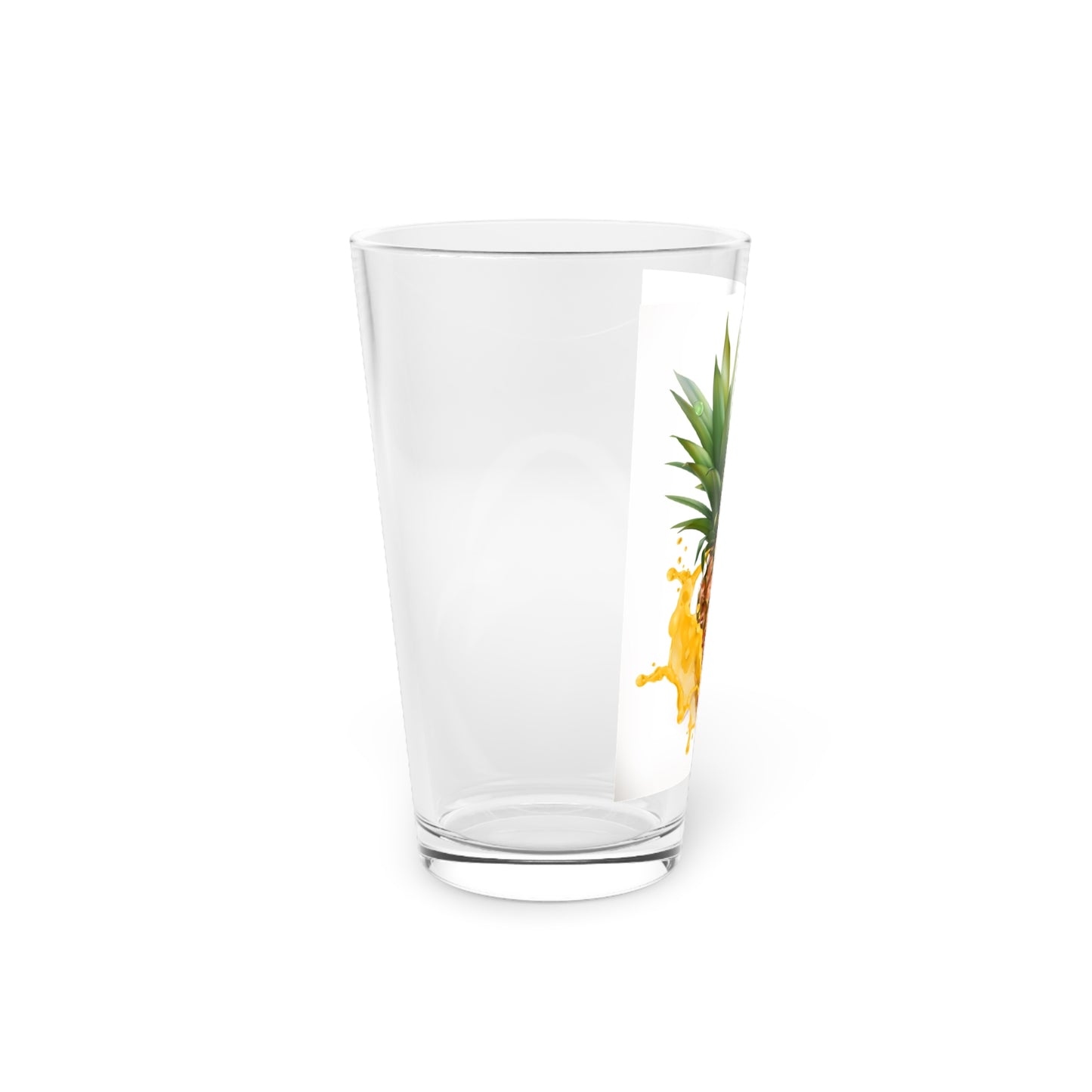 Pineapple Splash Pint Glass – 16oz Tropical Beer & Cocktail Glass