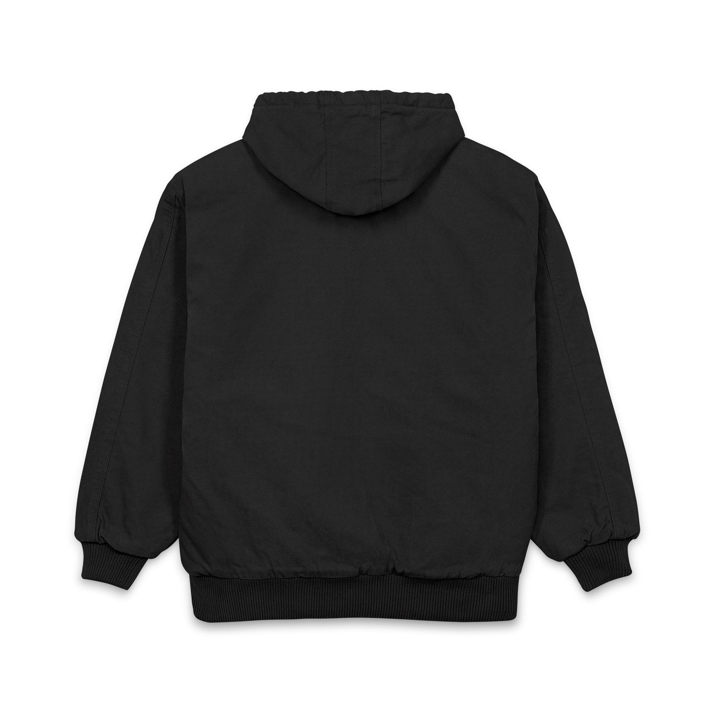 Men's Embroidered Hooded Work Jacket – Small Chest Galaxy Emblem
