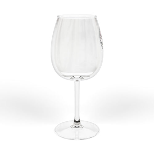 12oz Stemmed Wine Glass — 'Sippin' & Cheesin' Wine & Cheese Lover Gift'}