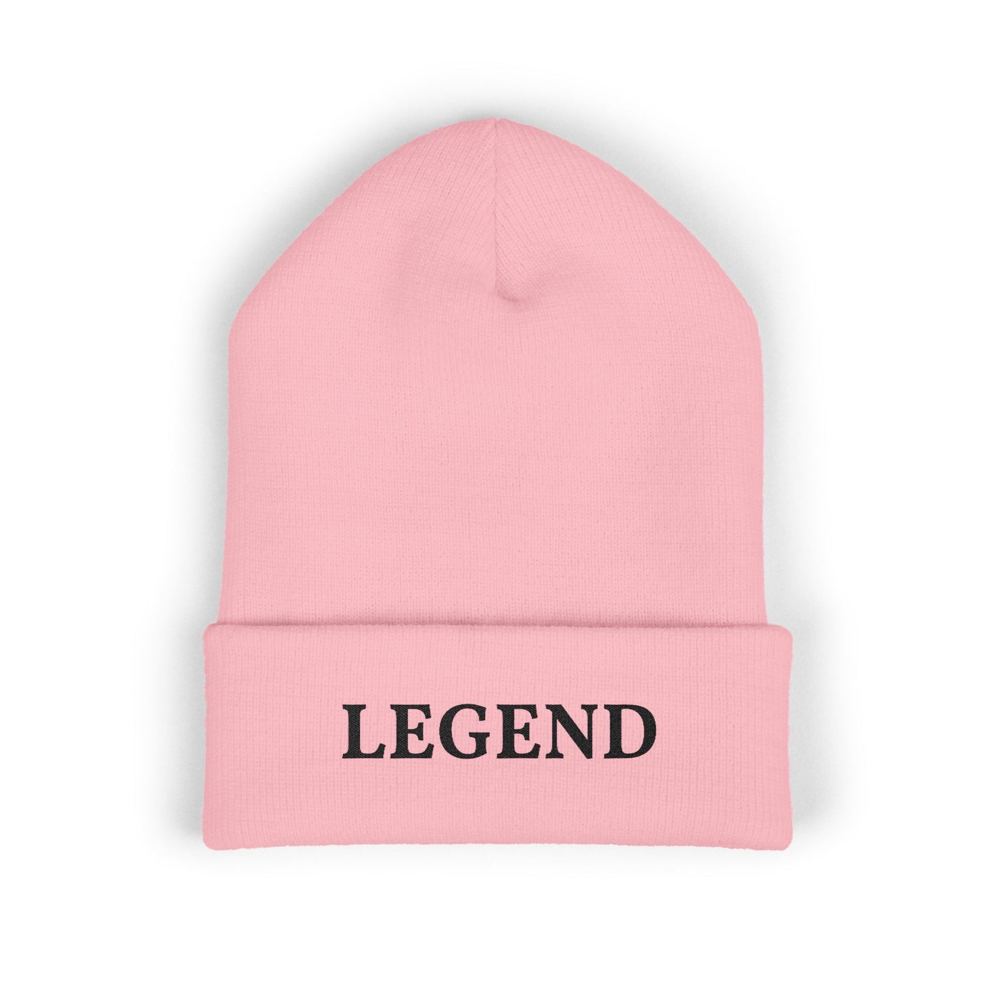 LEGEND embroidered cuffed beanie | Embroidery knit hat