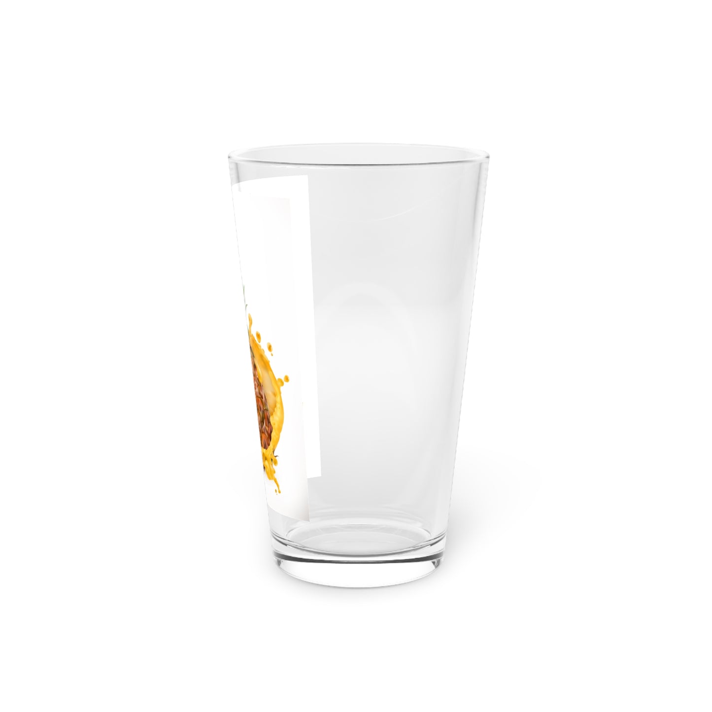 Pineapple Splash Pint Glass – 16oz Tropical Beer & Cocktail Glass